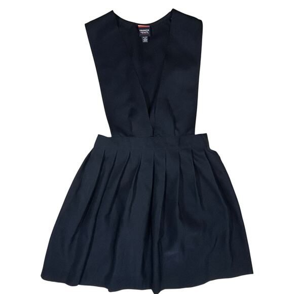 French Toast Other - French Toast Navy Blue Jumper Girls V Neck Pleated School Uniform Sz 14.5